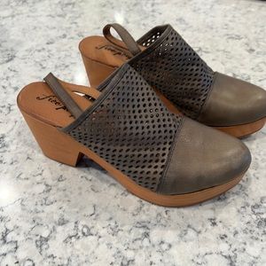Free People sling back clogs